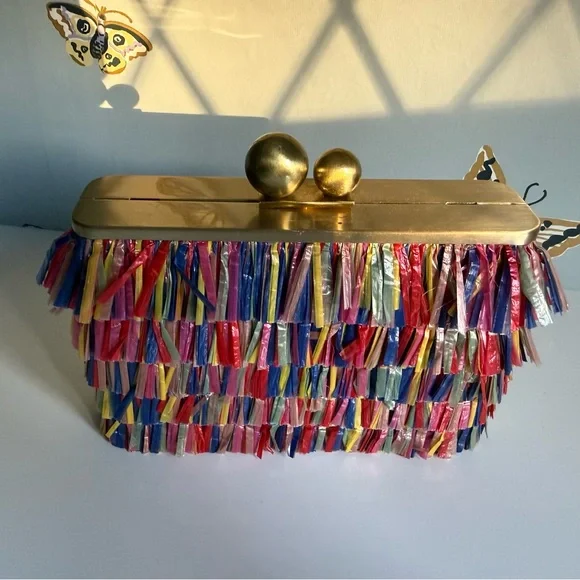 REVOLVE Multicolor Fringe Crossbody Bag - Picture 2 of 12